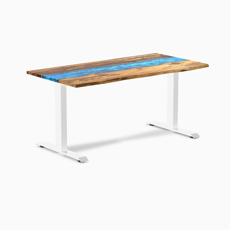 Desky Resin Hardwood Office Desk image number 0