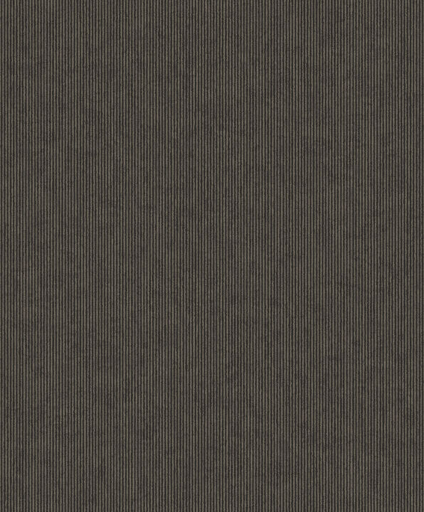 Leonardo Charcoal Flock Stripe Wallpaper