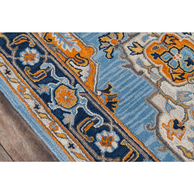 Momeni Traditional Rectangle Area Rug, Blue, 5' X 8'