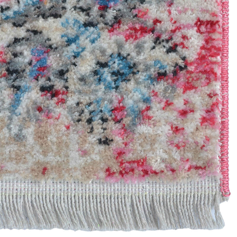 RUGSOTIC CARPETS MACHINE MADE POLYESTER AREA RUGS  - Rectangle Shape, Classic Oriental Traditional  Design, Low Pile Machine Made Area Rugs (M00088) image number 4