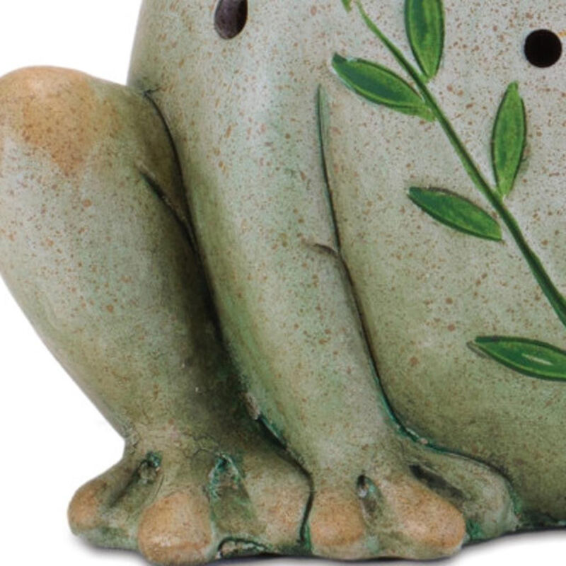 HomeRoots Set of Two Terracotta Snail And Frog Figurines image number 3