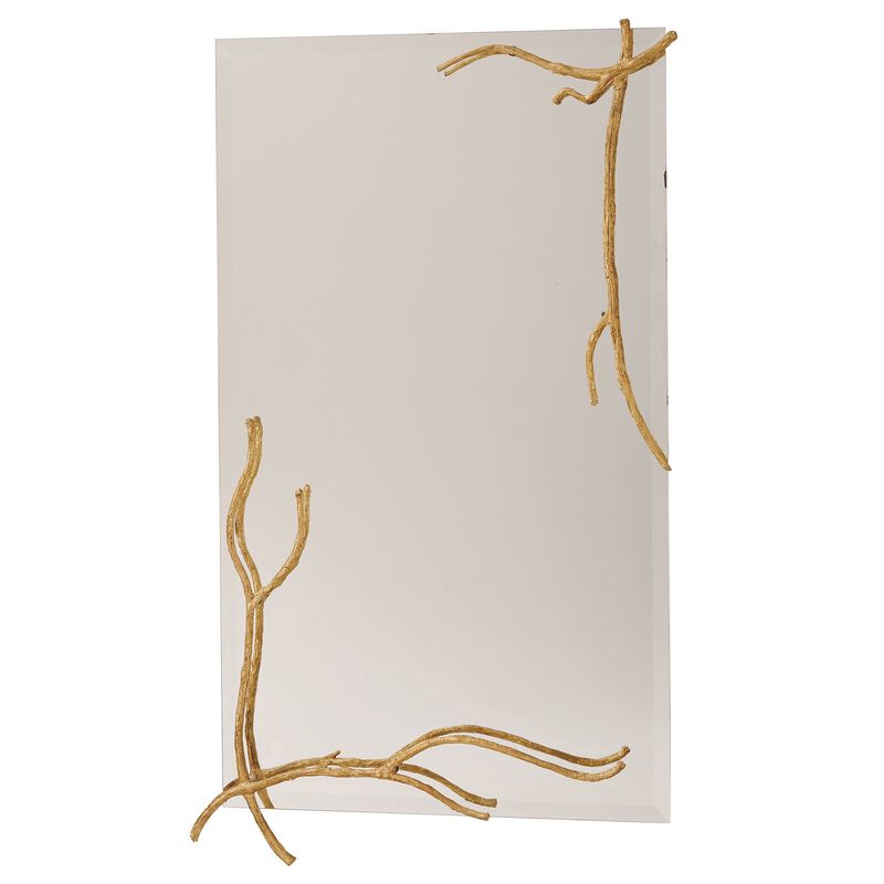 Twig Mirror Large Gold