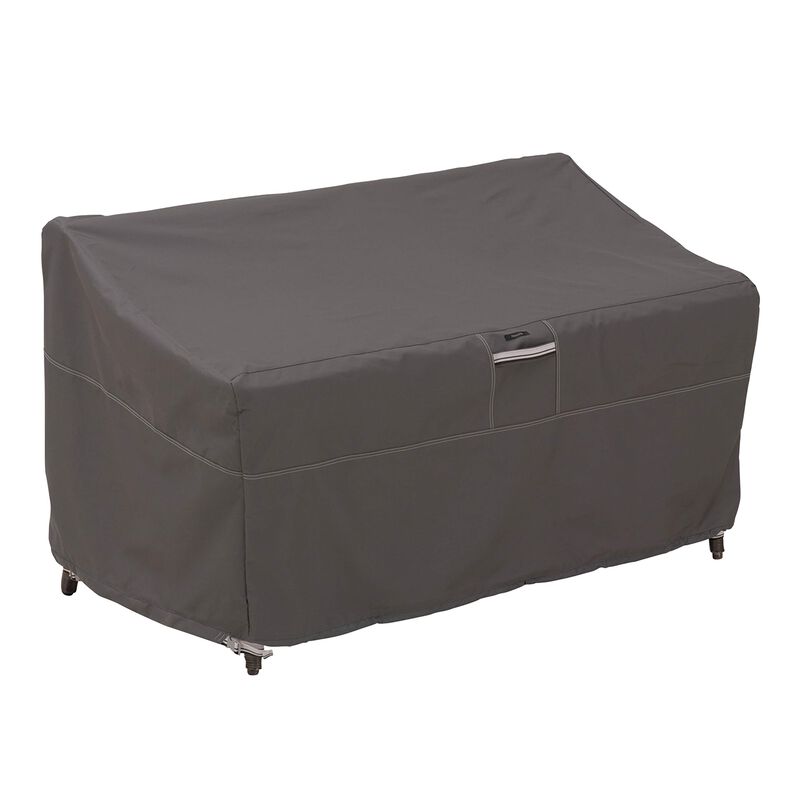 Classic Accessories Ravenna Water-Resistant 58 Inch Patio Sofaloveseat Cover Small-Taupe  Patio Furniture Covers image number 0