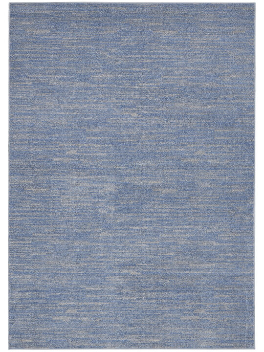 Nourison Essentials NRE01 Blue/Gray 4' x 6' Rug