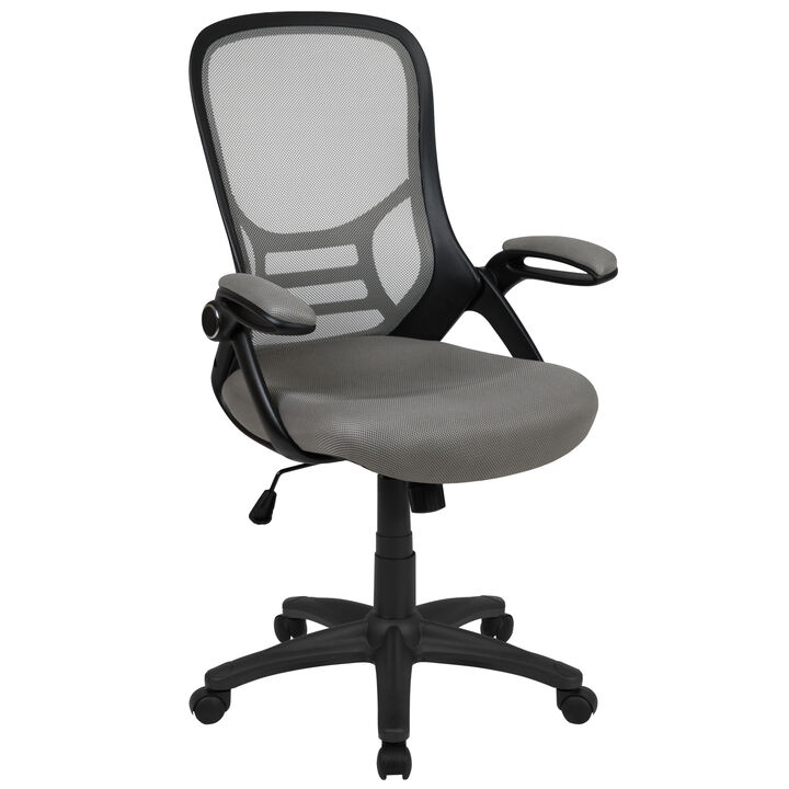 Porter High Back   Mesh Ergonomic Swivel Office Chair with Frame and Flip-up Arms