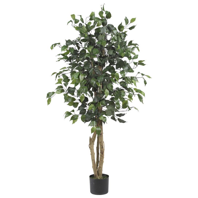 Hivvago 4 Feet Ficus Silk Tree