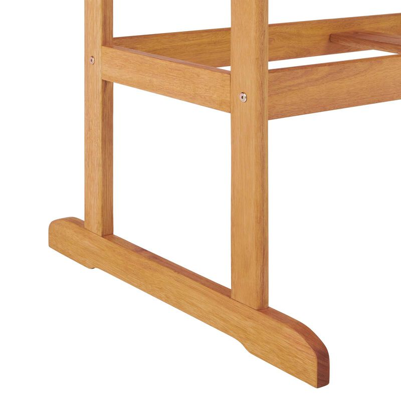 Modway - Hatteras 59" Rectangle Outdoor Patio Eucalyptus Wood Dining Table Natural image number 3