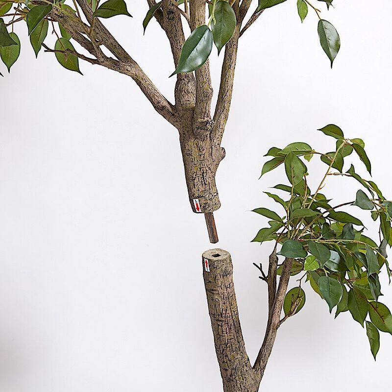 Artificial Ficus Tree with Artisan Planter image number 2