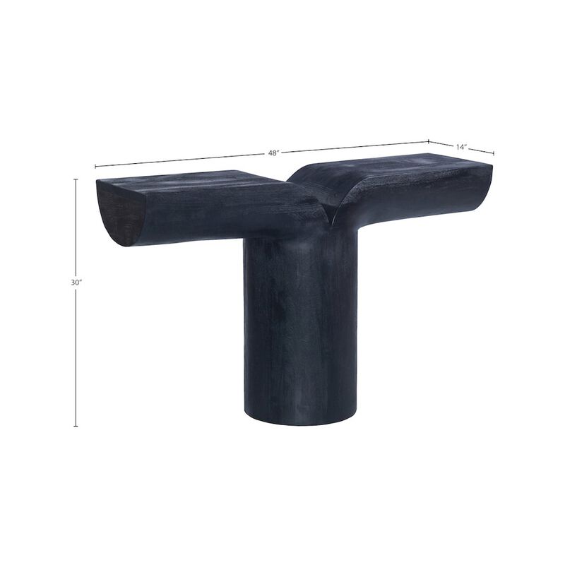 Meridian Furniture Tee Black Console Table