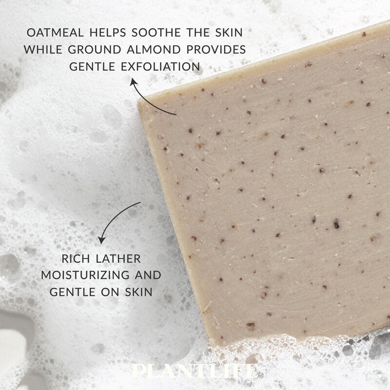 Plantlife Bar Soap - Oatmeal Almond 6 Pack image number 3