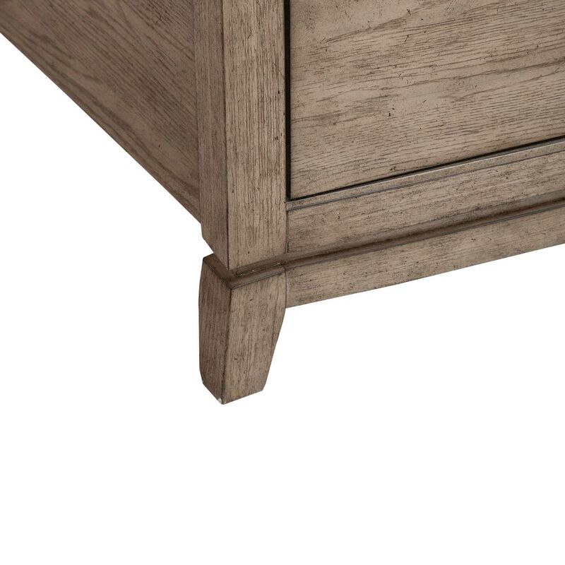 Liberty Furniture Avalon King Upholstered Storage Bed Frame with Footboard Drawer image number 6