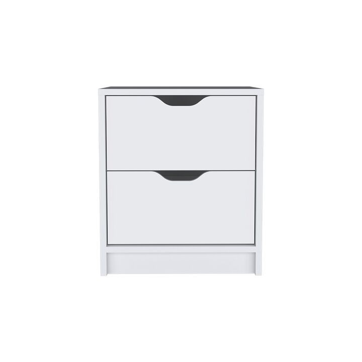 Streamdale Nightstand Gandu, Two Drawers, Finish