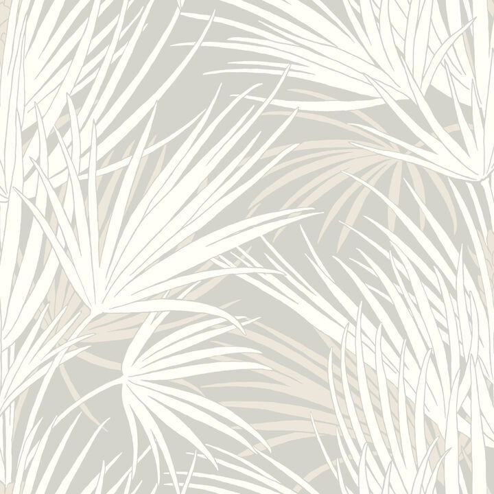Palmetto Grey Wallpaper