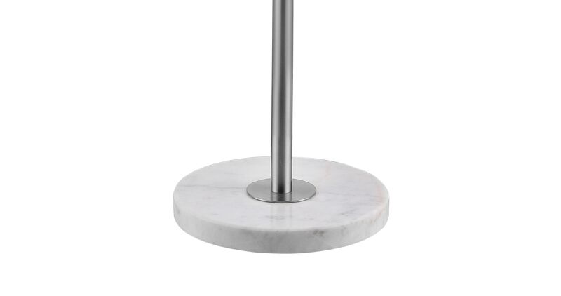 June Adjustable Metal/Marble LED Floor Lamp