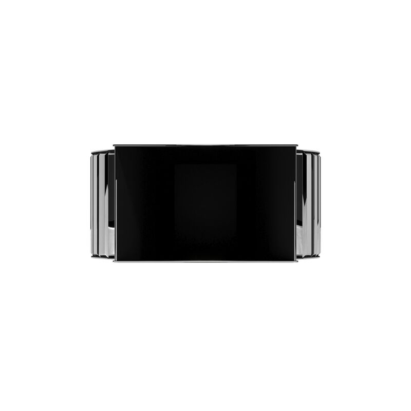 Decorative Art Deco Style Mirrored Vase for Living Room or Dining Table