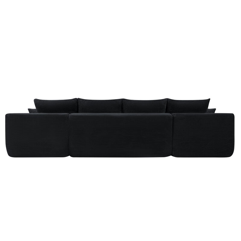 Mernri 126" Cloud Sectional Sofa image number 6