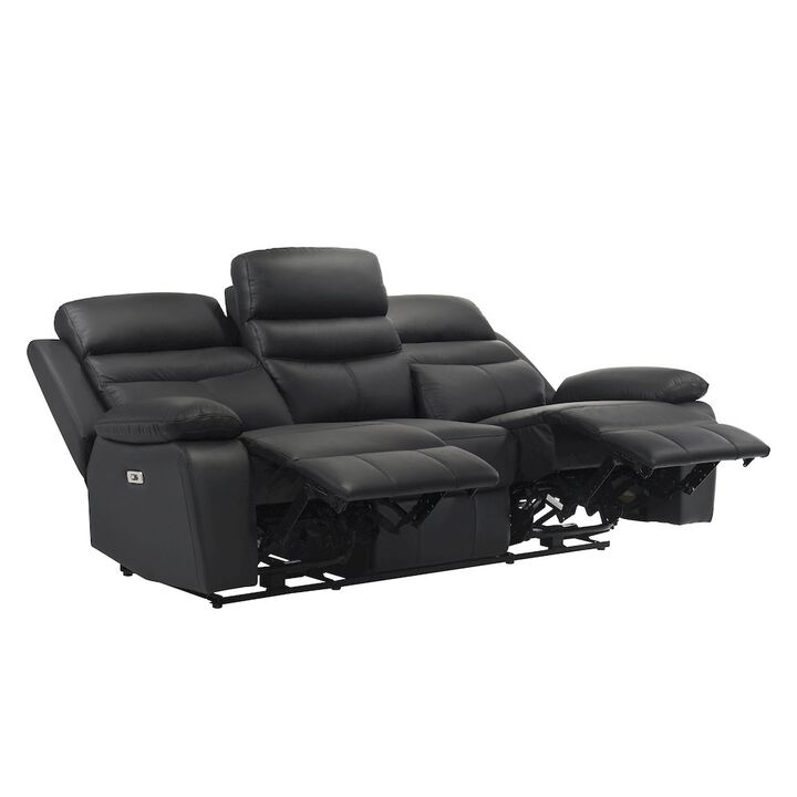 Lexicon Hancock Leather Power Double Reclining Sofa