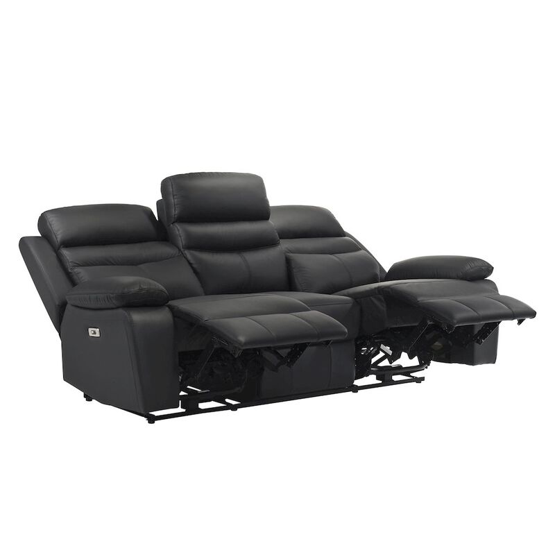 Lexicon Hancock Leather Power Double Reclining Sofa