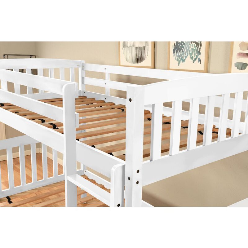 Claire Twin Wood Bunk Bed with Storage - Mattresses Not Included image number 3
