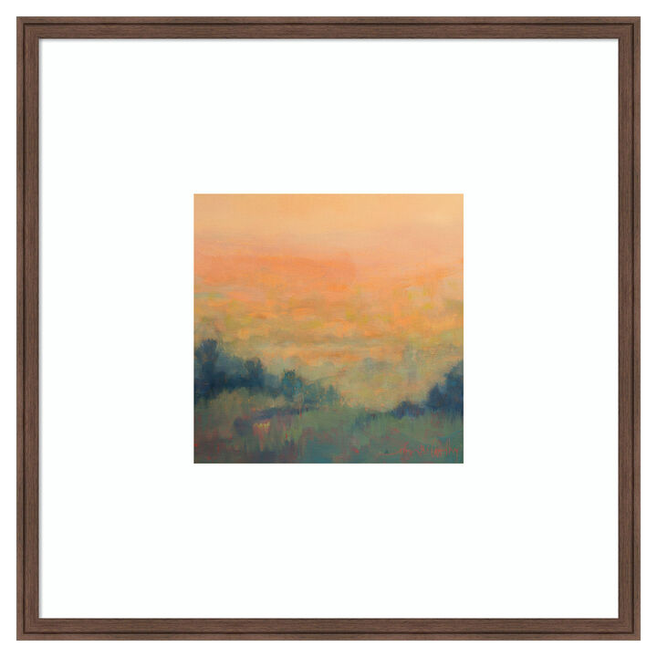 Morning Comes Italy by William McCarthy Wood Framed Wall Art Print