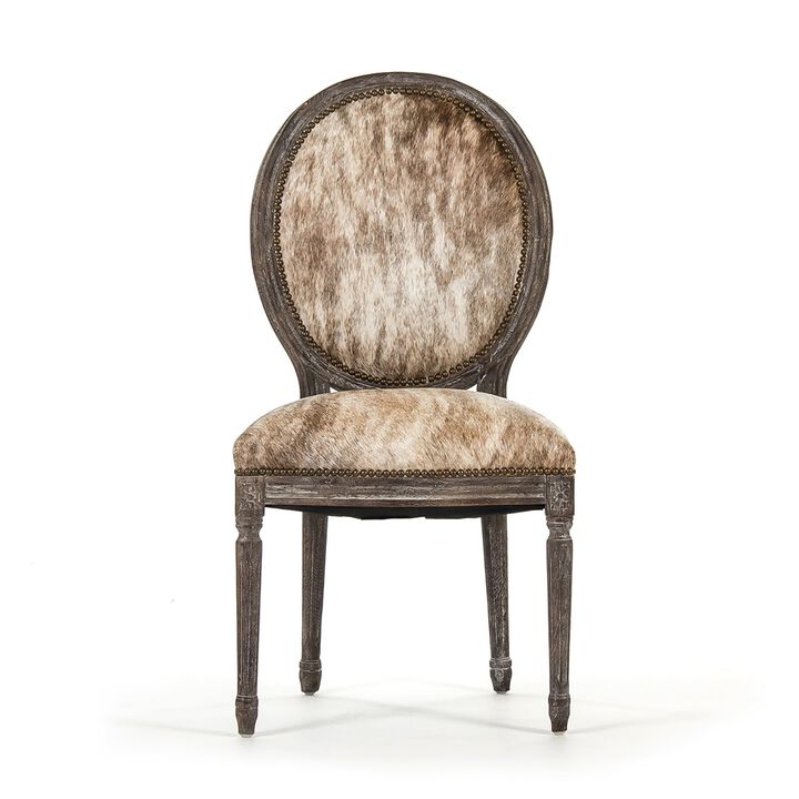 Medallion Cowhide Chair B004 E271 Cow EL