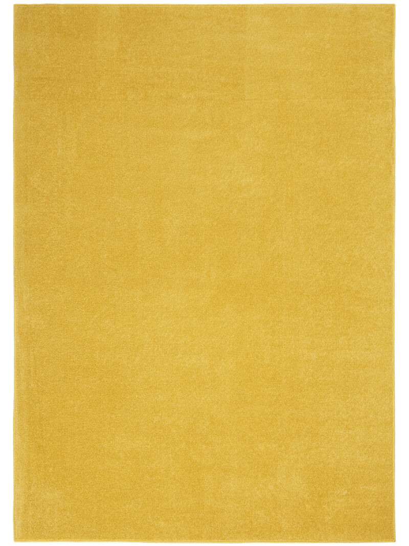 Nourison Essentials NRE01 Yellow 6' x 9' Rug