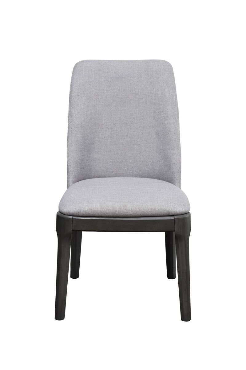 Upholstered Linen Dining Chairs Set of 2, Soft Side Chairs for Home Dining