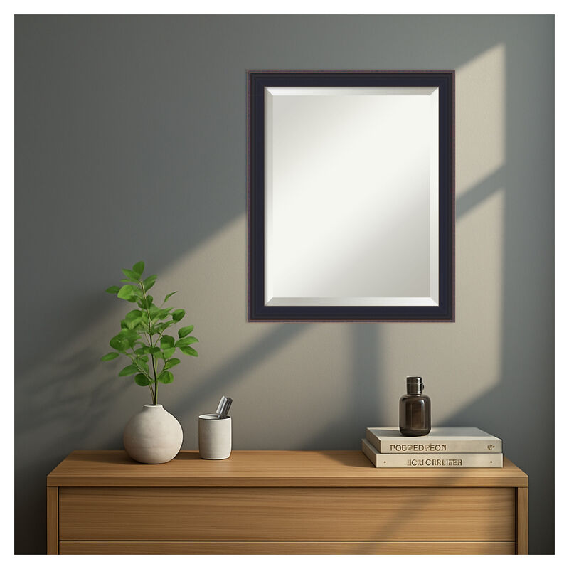 Havana Black Bronze Beveled Framed Wall Mirror image number 7