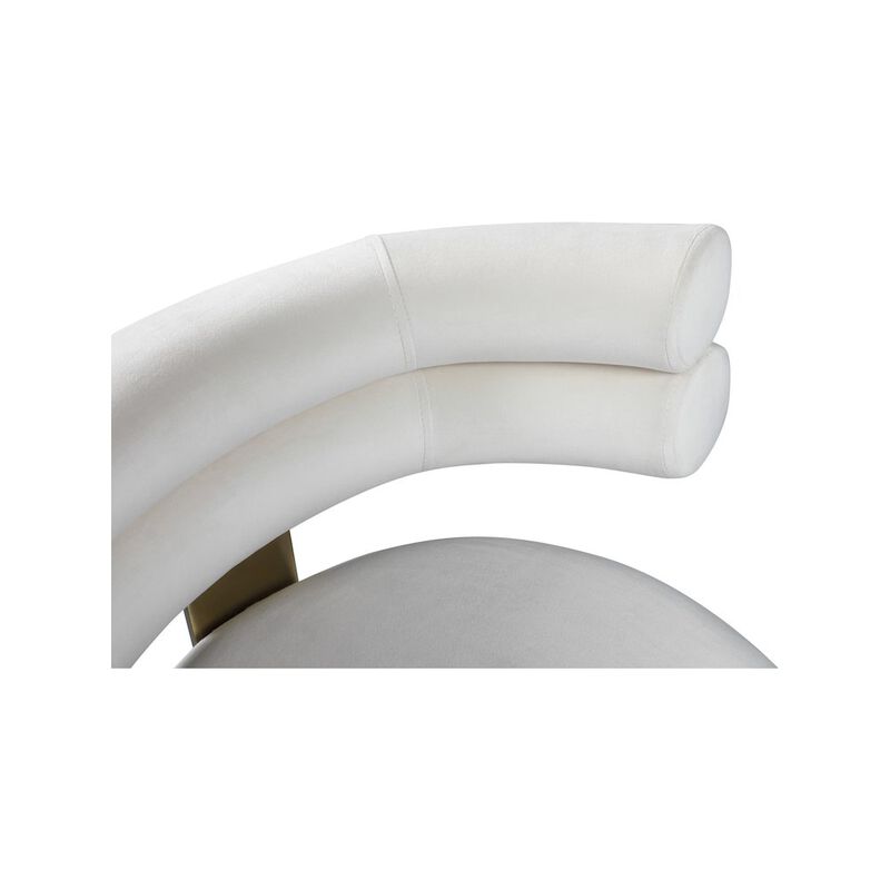 Meridian Furniture Fitzroy Velvet Counter Stool, Set of 2