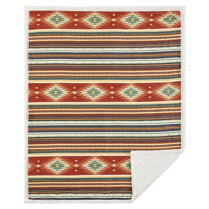Del Sol Campfire Sherpa Throw Set image number 3