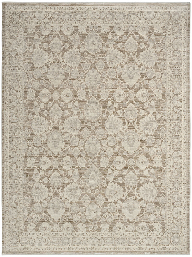 Shadows SHW03 Ivory/Mocha 6' x 9' Rug image number 0