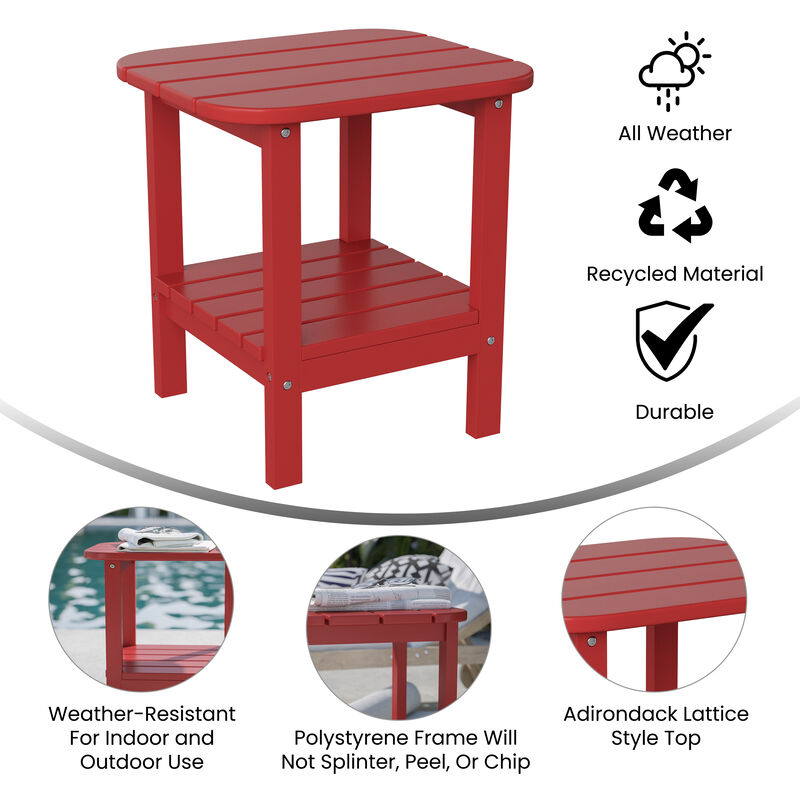 Plastic Adirondack Tables