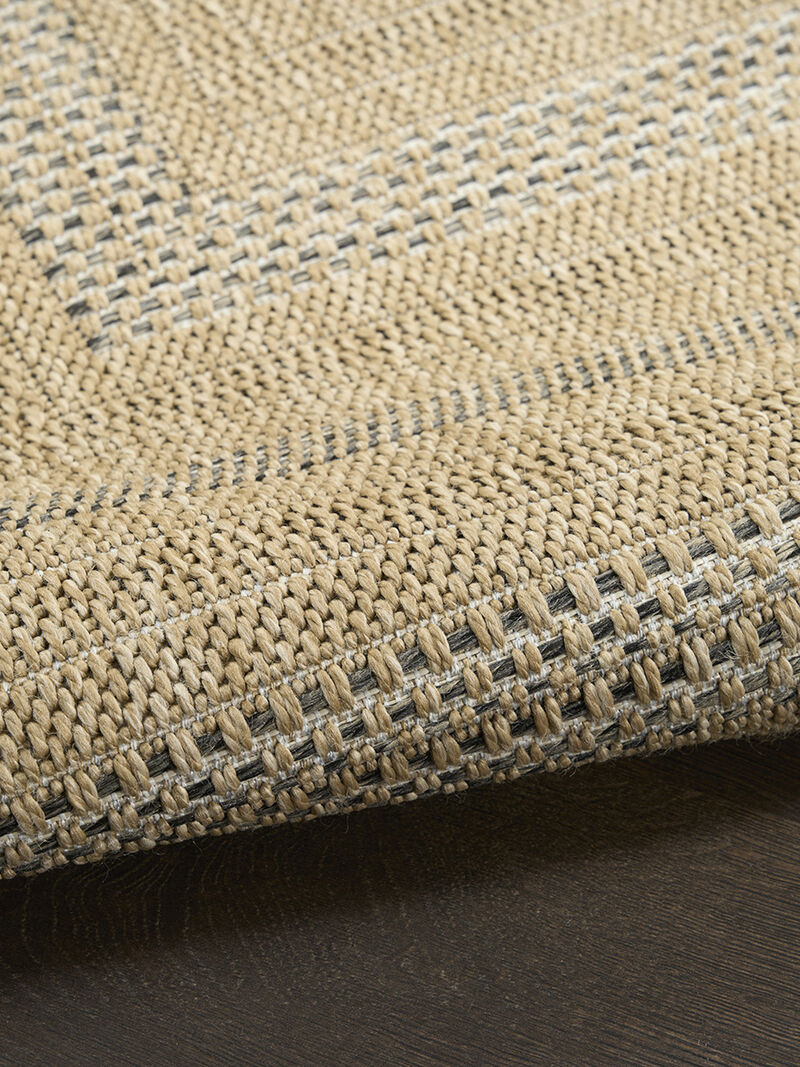 Tulum TLM04 Taupe/Gray 3' x 5' Rug