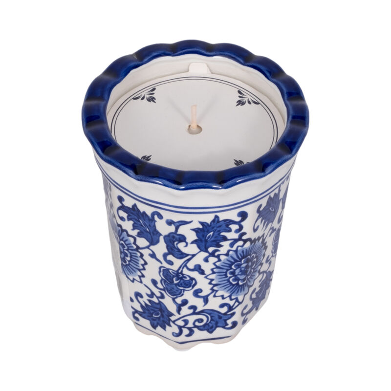Fluted Chinoiserie Candle image number 2