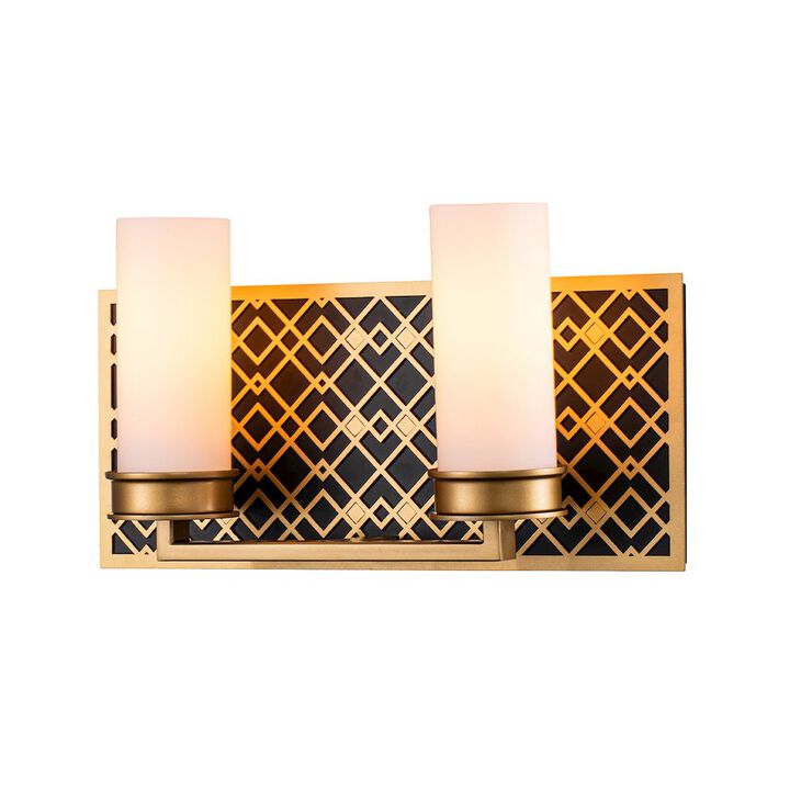 Lucas McKearn Ziggy 2 Lt Bath Bar in Lacquered Gold