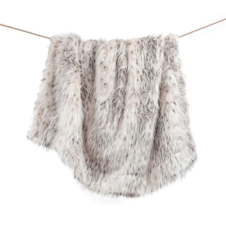 Ermine Double-Sided Oversized Throw