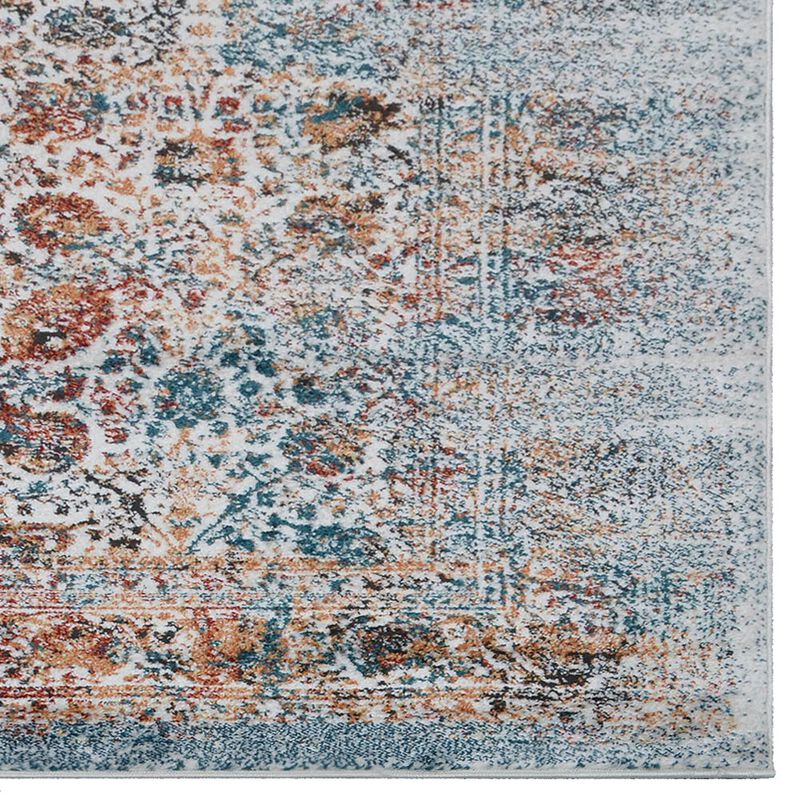 RUGSOTIC CARPETS MACHINE MADE HEATSET POLYPROPYLENE AREA RUGS  - Rectangle Shape, Classic Oriental Traditional  Design, Midium Pile Machine Made Area Rugs (M00054) image number 4