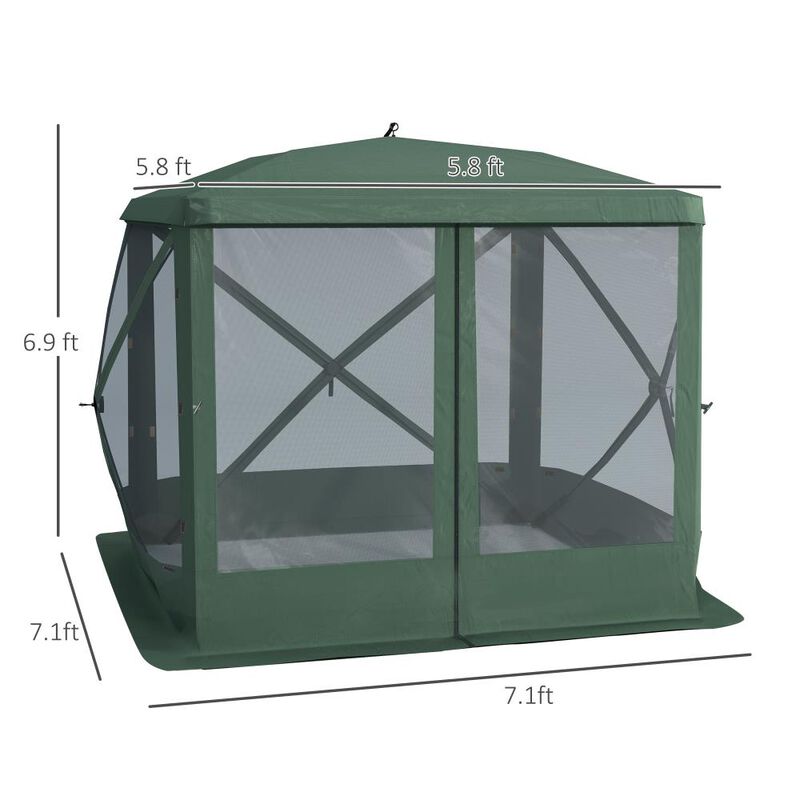 Hivvago Easy Setup Camping Canopy Tent image number 2