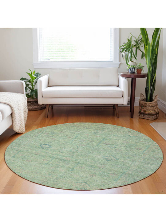 Ravenna RN5 Seafoam 8' Round Rug