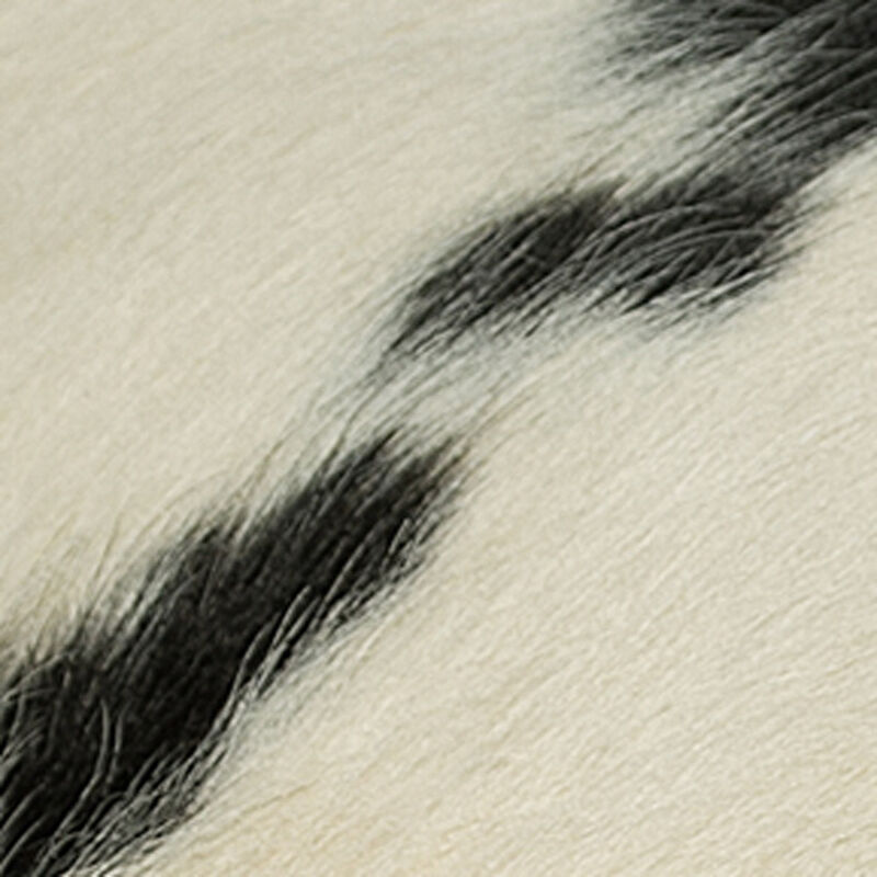 Square Cowhide Throw Pillow Cover for Rustic, Farmhouse, or Modern Decor