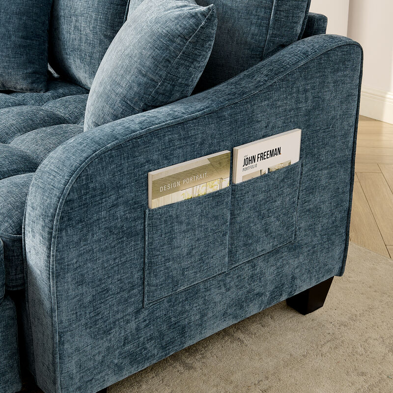 Pefwod Loveseat Reclining Sofa image number 6