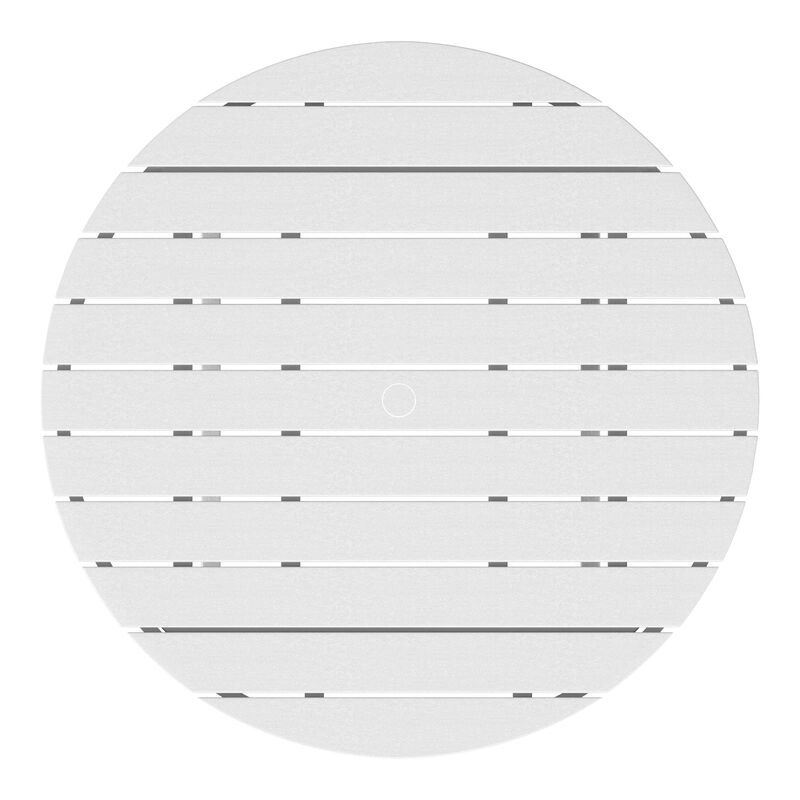 WestinTrends Kids Outdoor Patio Furniture HDPE Round Dining Table