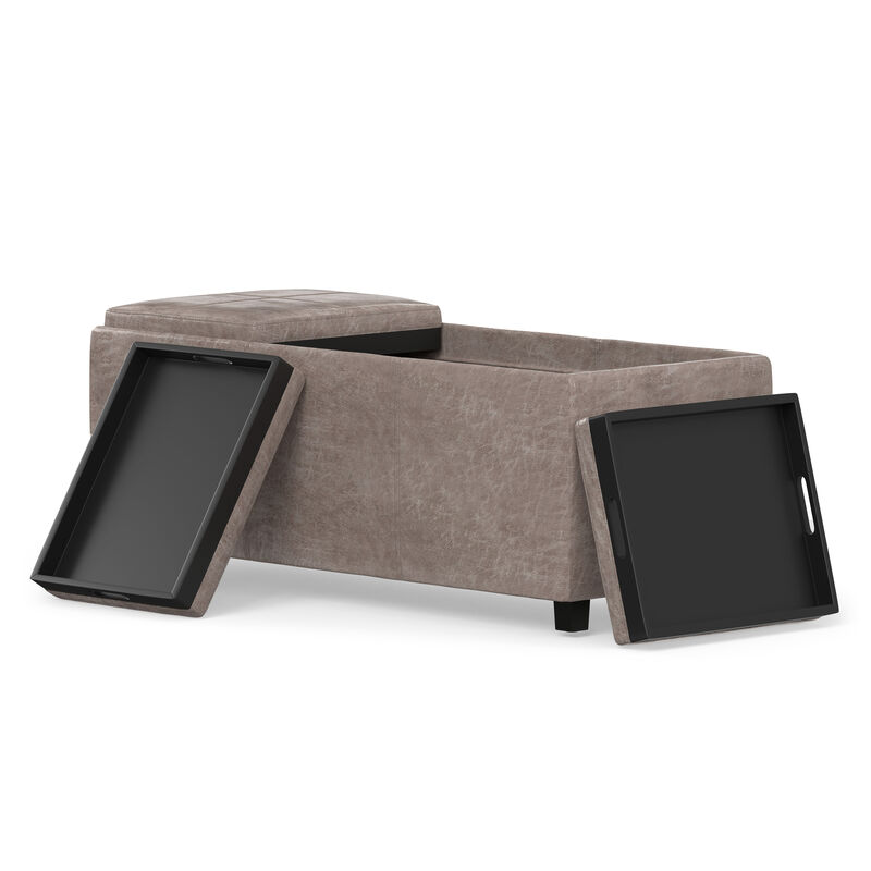 Avalon Storage Ottoman image number 3