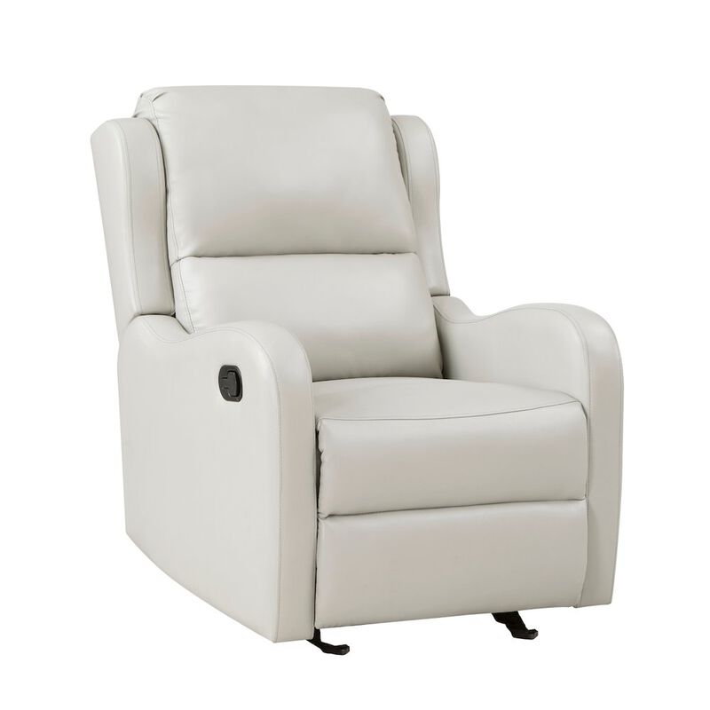 Lexicon Durant Faux Leather Glider Manual Recliner