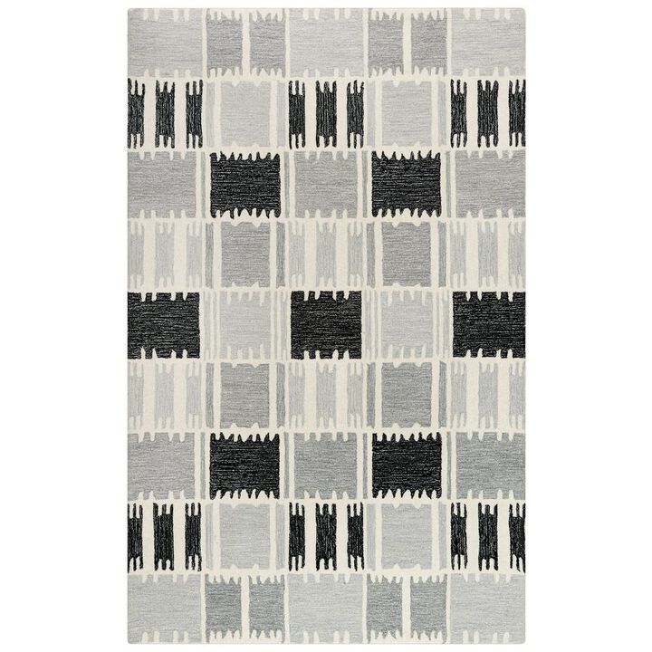 Rivera Gray 8'9" x 11'9" Hand-Tufted Rug