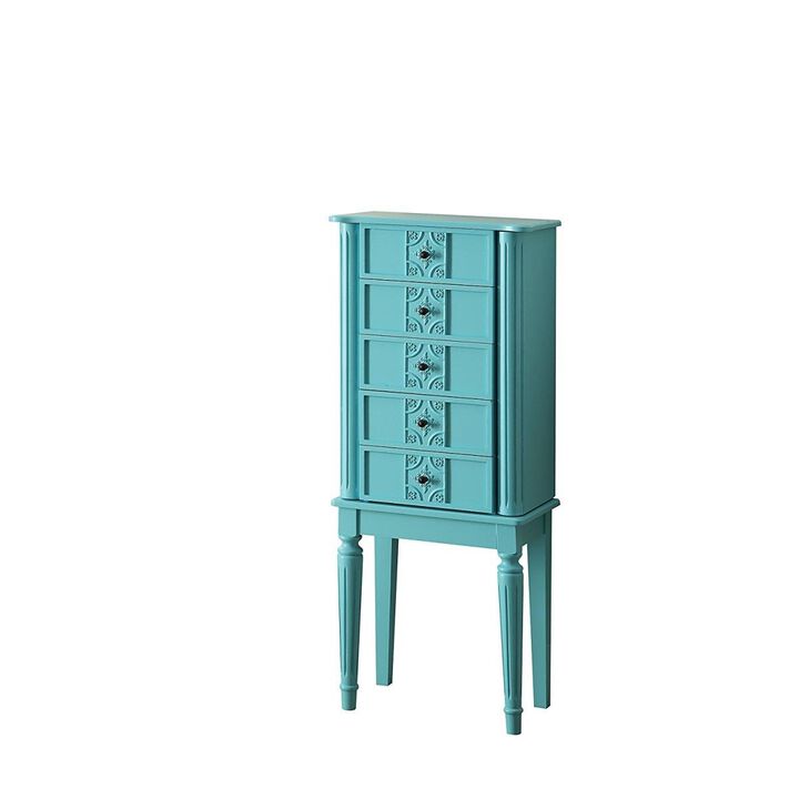 HomeRoots Office  40 x 16 x 10 in. Jewelry Armoire