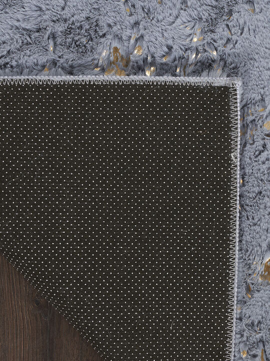 Cozy Shimmer CSH01 Slate/Gold 7'9" x 9'9" Rug