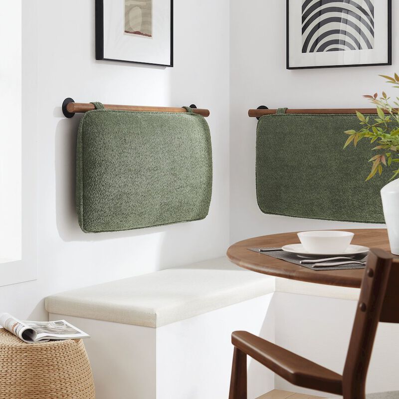 Anela Wall-Mounted Chenille Upholstered Twin Headboard image number 5