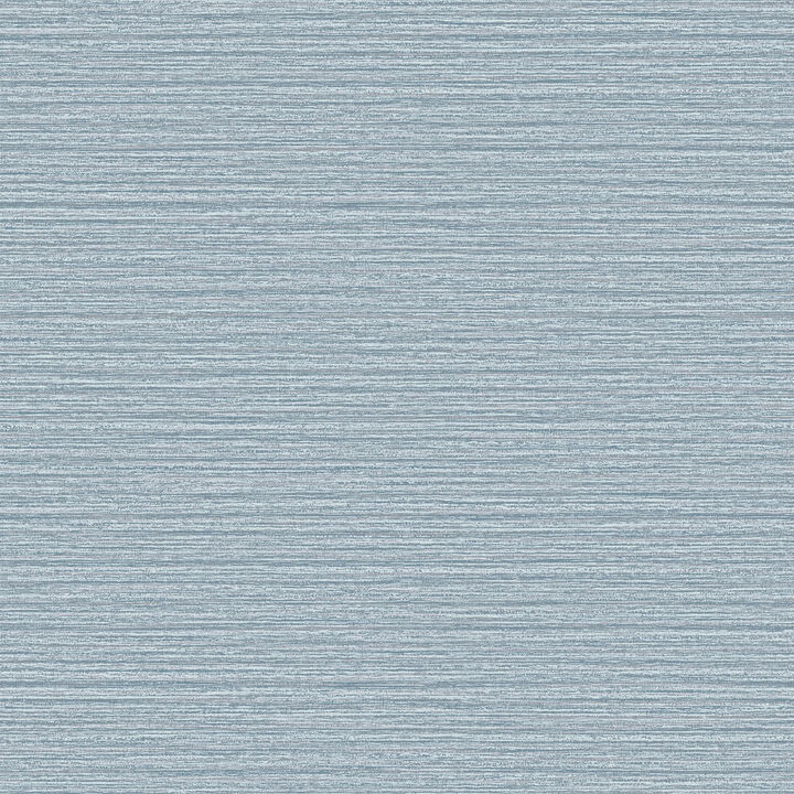 Hazen Sky Blue Shimmer Stripe Wallpaper