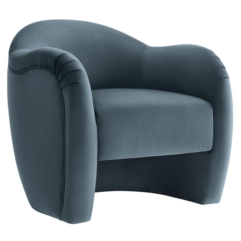 Compose Performance Velvet Accent Chair image number 0
